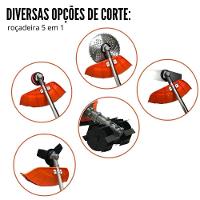Roçadeira Com Enxada Capinadeira A Gasolina Importway 5x1 De 3hp 63cc Similar A Vonder, Garthen, Terra, Nagano, Nakashi - 9