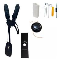 Roçadeira Gasolina Anmax Cg430 Tb Com Faca 2 Pontas + Lamina Serra 80 Dentes P/ Corte De Galhos E Troncos - 7