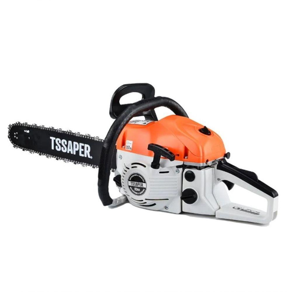 Motosserra A Gasolina 52cc Sabre 20 Profissional T-ssaper Mg52cc Com Kit Oleo Toyama 2t + Oculos + Luvas - 6