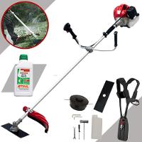 Roçadeira A Gasolina Anmax Cg430tb 43cc 2hp + Oleo Stihl 2t / Similar A Husqvarna, Toyama, Terra, Branco, Tekna, Vonder - 2