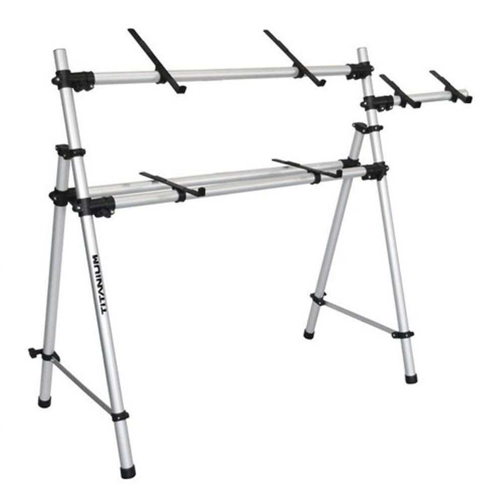 Rack Mesa Tubular Para Teclados Yamaha Roland Kurzweil E Korg - 2