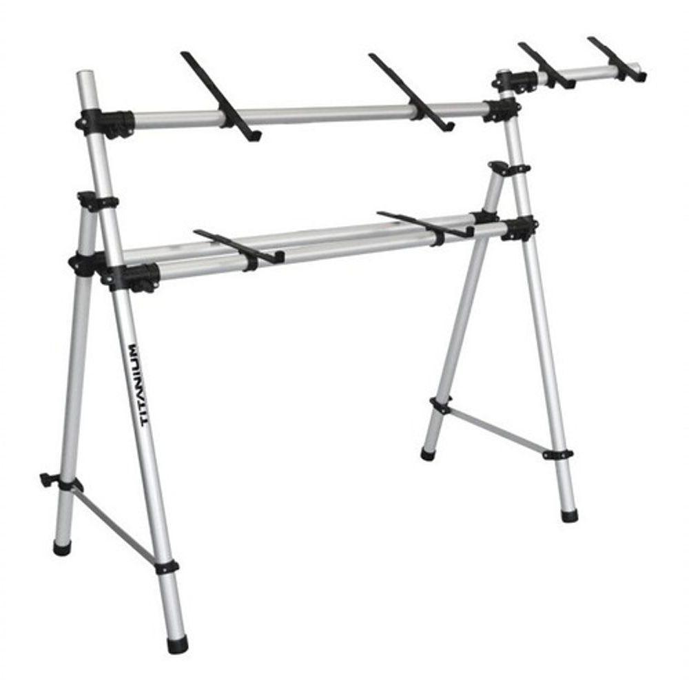 Rack Mesa Tubular Para Teclados Yamaha Roland Kurzweil E Korg - 3