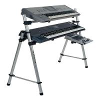 Rack Mesa Tubular Para Teclados Yamaha Roland Kurzweil E Korg - 1