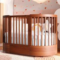 Quarto Bebê Completo Com Berço E Cômoda Coleção Wave Divicar Mel