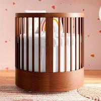 Quarto Bebê Completo Com Berço E Cômoda Coleção Wave Divicar Mel - 5