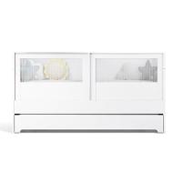 Berço Duplo Para Gêmeos Coleção Sol E Mar Divicar Branco - 6