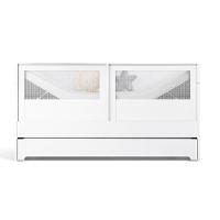 Berço Duplo Para Gêmeos Coleção Sol E Mar Divicar Branco - 7