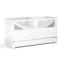 Berço Duplo Para Gêmeos Coleção Sol E Mar Divicar Branco - 9