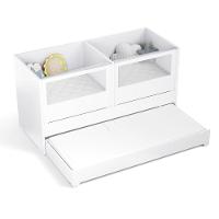 Berço Duplo Para Gêmeos Coleção Sol E Mar Divicar Branco - 10