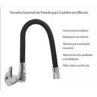 Torneira Gourmet C61 Flexível De Cozinha Preta 1-4 De Volta - 7