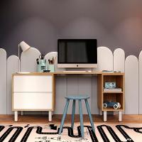 Berço Multifuncional Com Cômoda Acoplada + Colchão Coleção Sol E Mar Branco Carvalho Treviso