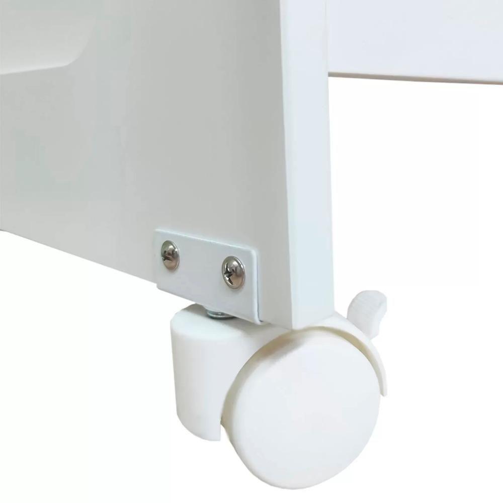 Mini Berço Moisés 3 Em 1 Com Colchão Divicar Branco - 10
