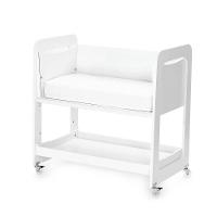 Mini Berço Moisés 3 Em 1 Com Colchão Divicar Branco - 6