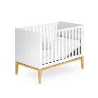 Berço Retrô Mini Cama 2 Em 1 Com Colchão Amor Perfeito Branco - 2