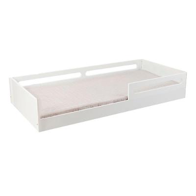 Cama Infantil Montessori Com Grades De Proteção Tivoli Branco