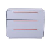 Quarto Bebê Completo Com Berço E Cômoda Coleção Wave Divicar Cinza - 2