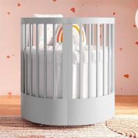 Quarto Bebê Completo Com Berço E Cômoda Coleção Wave Divicar Cinza - 5