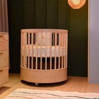 Quarto Bebê Completo Com Berço E Cômoda Coleção Wave Divicar Nature