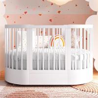 Quarto Bebê Completo Com Berço E Cômoda Coleção Wave Divicar Branco