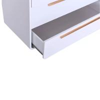 Quarto Bebê Completo Com Berço E Cômoda Coleção Wave Divicar Branco - 8