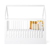 Berço Montessoriano Casinha Com Colchão Coleção Wood Divicar Branco - 6