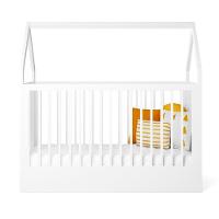 Berço Montessoriano Casinha Com Colchão Coleção Wood Divicar Branco - 7