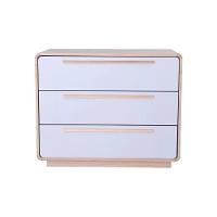 Quarto Bebê Completo Com Berço E Cômoda Coleção Wave Divicar Nature Branco - 7