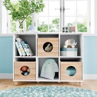 Estante Organizadora De Brinquedos Coleção Tivoli Divicar Branco Carvalho Treviso - 1