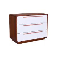 Quarto Bebê Completo Com Berço E Cômoda Coleção Wave Divicar Mel Branco - 6