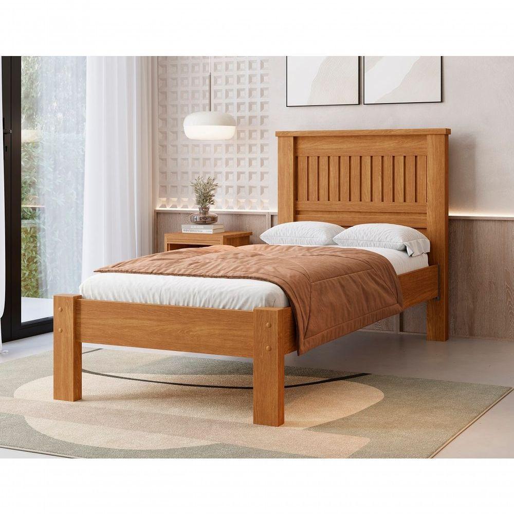Cama Solteiro Infantil Reforcada Monaco Camas Fenix Nature - 2
