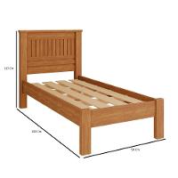 Cama Solteiro Infantil Reforcada Monaco Camas Fenix Nature - 3