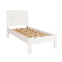 Cama Solteiro Infantil Reforcada Monaco Camas Fenix Branco - 1