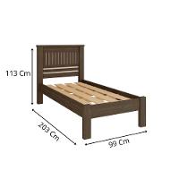 Cama Solteiro Infantil Reforcada Monaco Camas Fenix Legno-off White - 3