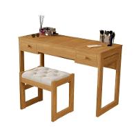 Escrivaninha Penteadeira Com Espelho E Banqueta Luanda Fenix Cinamomo - 2