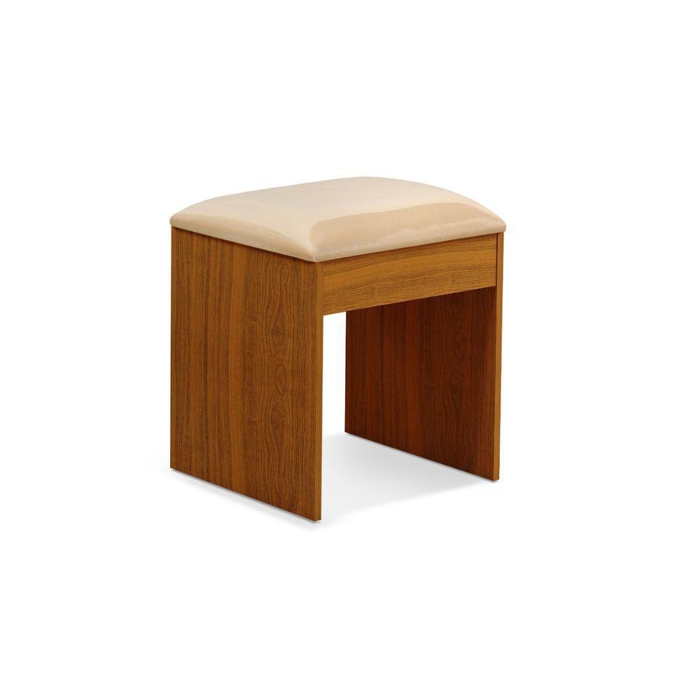 Puff Para Sala Banqueta Retangular Maia Para Penteadeira - 1