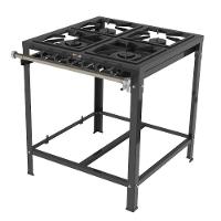 Fogão Industrial 4 Bocas 2 Queimadores Duplo Pmsd-42 G2 - Progás - 1