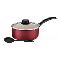 Panela Turim Antiaderente Vermelho 1,4l Com Colher Para Servir Tramontina - 1