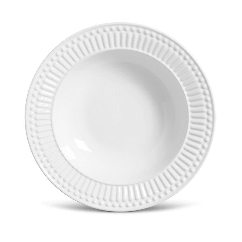 Conjunto De Pratos Fundos 06 Peças Roma Branco Porto Brasil - 3