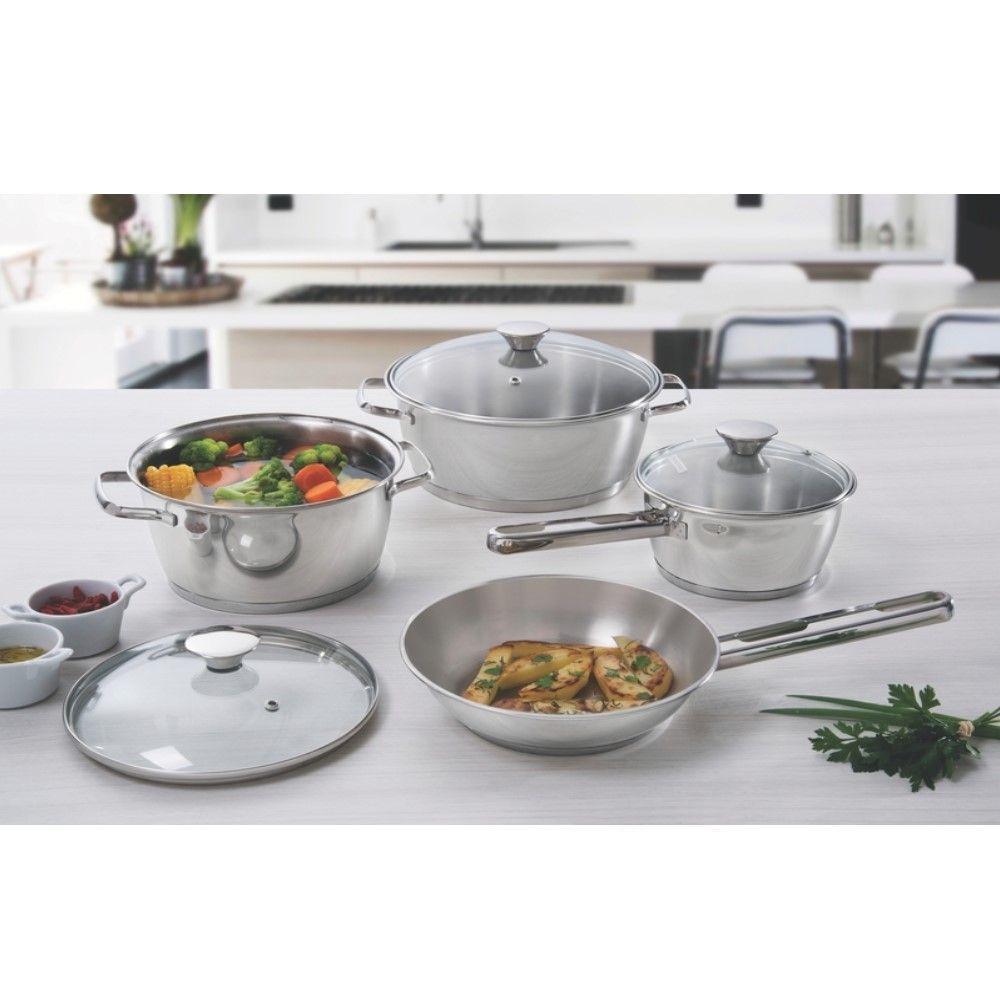 Frigideira Allegra Em Aço Inox Fundo Triplo 24 Cm 2,1 L Tramontina 62666/240 - 3