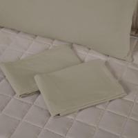 Capa Para Travesseiro Fofuxão 1 Peça 1,46m X 46cm 80% Algodão - 20% Poliéster Percal 140 Fios Com Zíper Cor:cáqui - 2