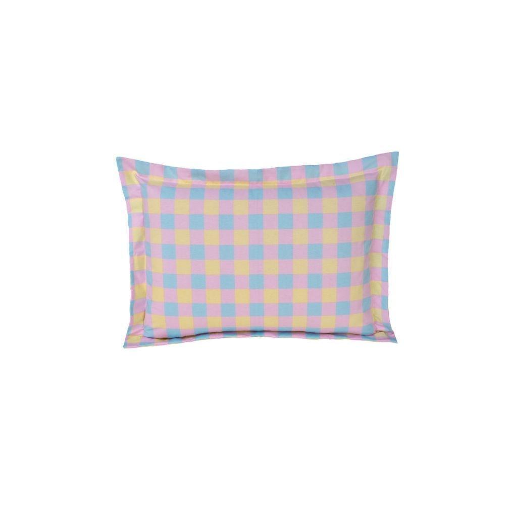 Fronha Estampada Infantil Joy 1 Peça 70cm X 50cm 80% Algodão - 20% Poliéster Percal 180 Fios Cor:rosa - 1