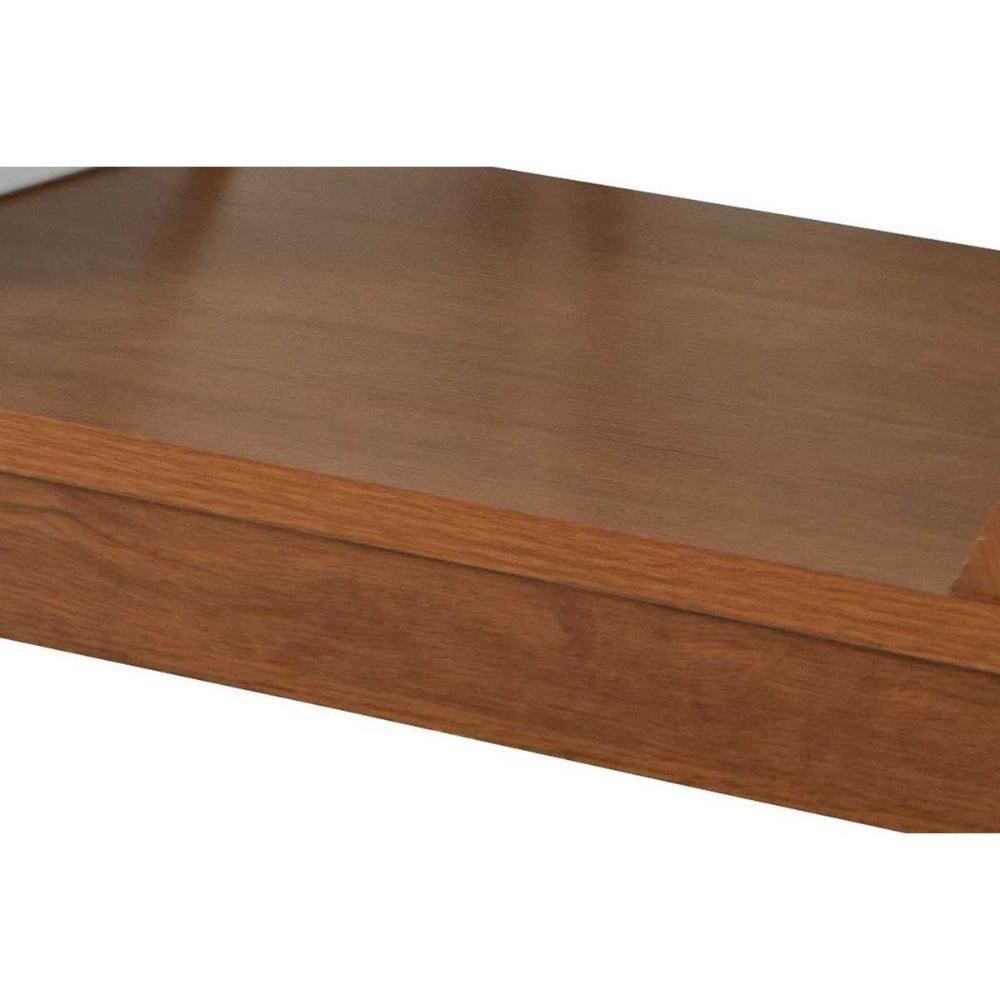 Mesa De Sala Jantar Alvorada C- Tampo 180x90cm Madeirado Vidro Canto Reto - Imbuia-off White - Rufato - 8