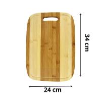 Tábua De Corte Bambu 34x24x1,8cm - 3