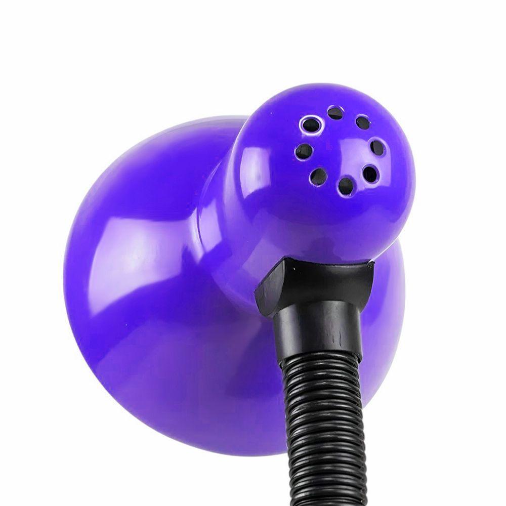 Luminária Articulada Com Garra Presilha E27 Bivolt Cor Roxa Para Escrivaninha E Mesa - 5