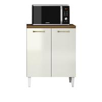 Balcão Aramoveis Atenas 2 Portas 70cm Com Tampo Atacama Com Off White - 1