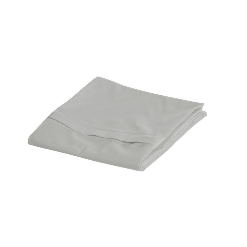 Capa Para Travesseiro Fofuxão 1 Peça 1,46m X 46cm 80% Algodão - 20% Poliéster Percal 140 Fios Com Zíper Cor:cinza - 1