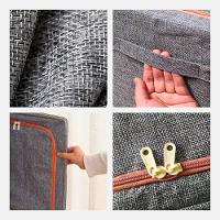 Caixa Organizadora De Roupas Multiuso Dobrável - Azul - 8