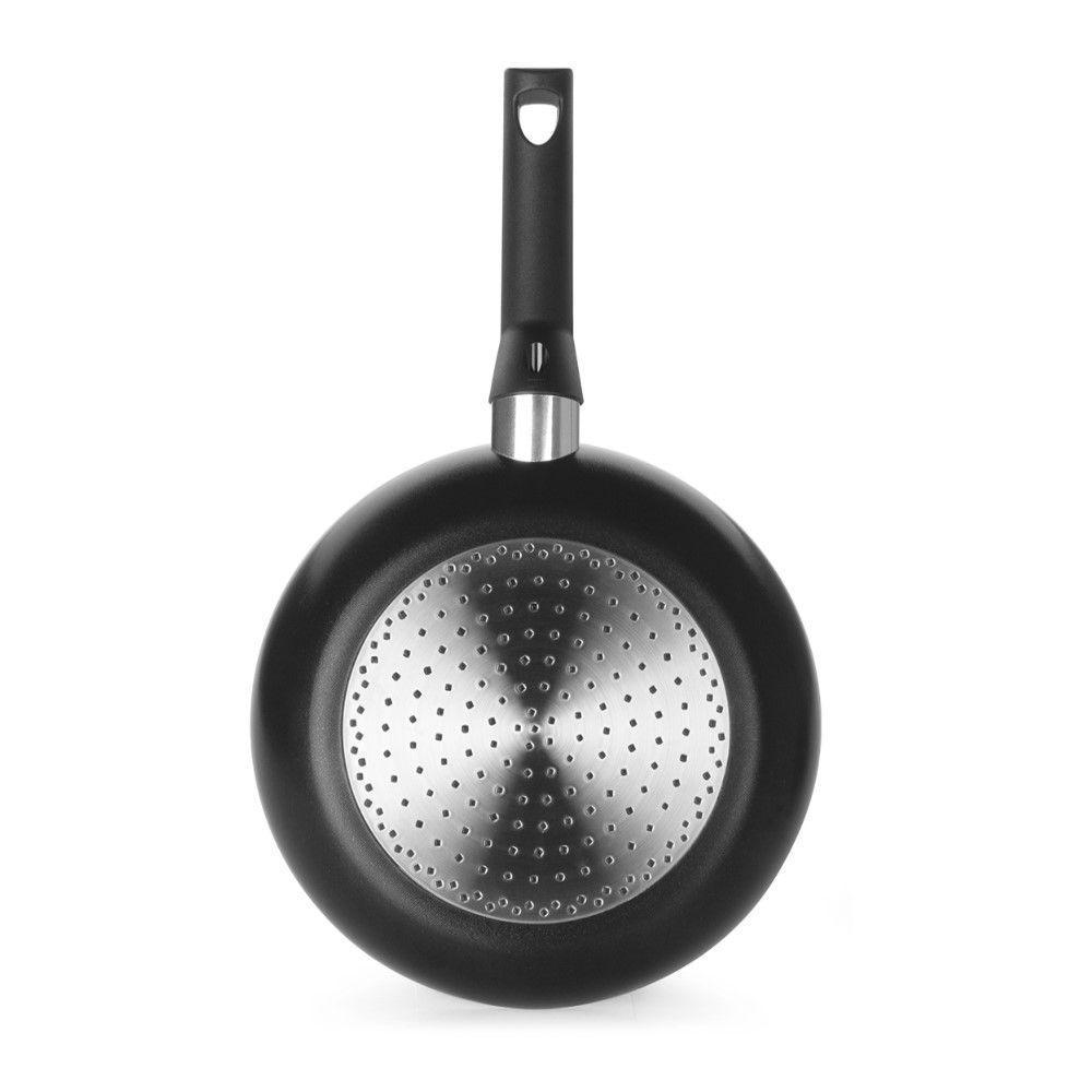 Frigideira Induct+ Preto 22 Cm 1,2 L Em Alumínio Com Revestimento Interno Antiaderente - 2