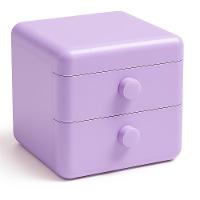 Caixa Organizador Multifuncional Com Gavetas E Compartimento Com Tampa Anti-poeira - 1