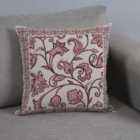Capa Para Almofada Grécia 1 Peça 45cm X 45cm 60% Algodão - 40% Poliéster Tecido Jacquard Com Zíper Cor:vinho - 2